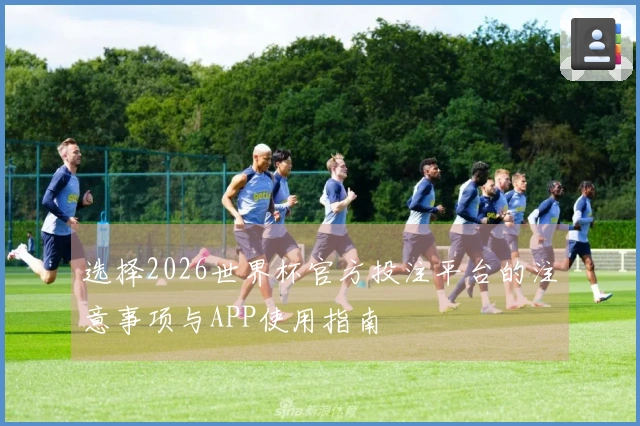 选择2026世界杯官方投注平台的注意事项与APP使用指南